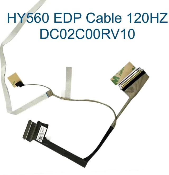 Main image of HY560 LCD EDP Cable for Legion 5-15ACH6H 5-15ACH6 15ACH6A 82JU 82JW 82NW LVDS Flex Computer Cables Upgrade 0.5 40p 120hz