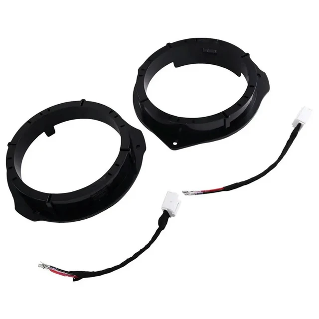 Alt view image 2 of 3 - Car Speaker Pad Adapter 2 Pieces For Ford Mazda 6.5 Inch Sub Woofer Audio Mount Washer Stand Base Ring Bass Horn