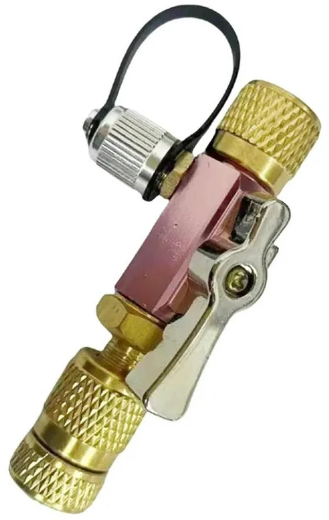 Main image of Valve Core Removal Tool R410A 5/16Inch Female Flare X 1/4Inch Male Flare Vacuum-Rated Efficient Replacement Part