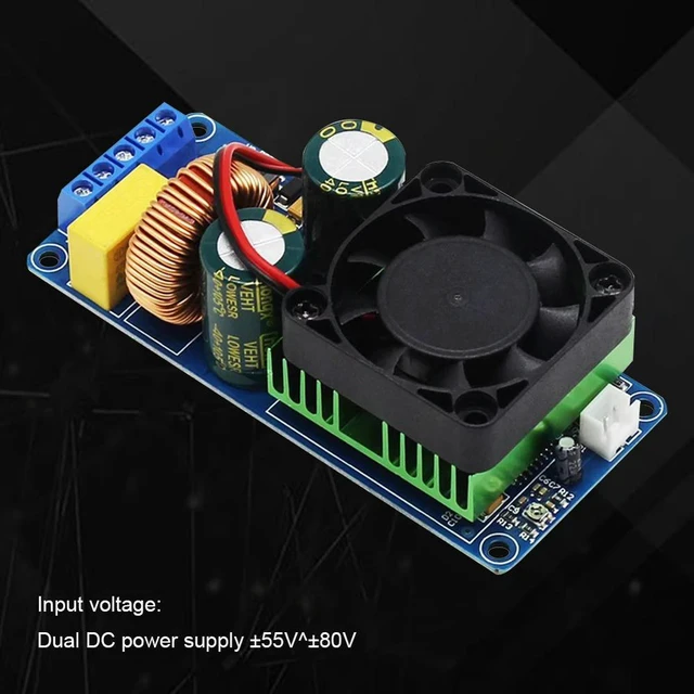 Alt view image 2 of 3 - IRS2092 Digital Amplifier Module 500W Mono Channel HIFI Power Amplifier Module Class D with Speaker Protection for Car Subwoofer