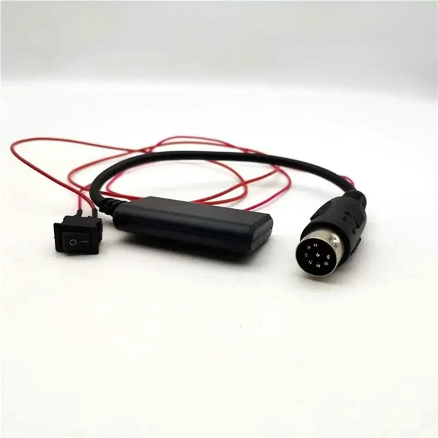 Alt view image 3 of 3 - Bluetooth Module Music Aux In Adapter 8Pin Round CD Changer For Nissan Teana JK230 JM230 JK200 2004-2008 Old Version CD