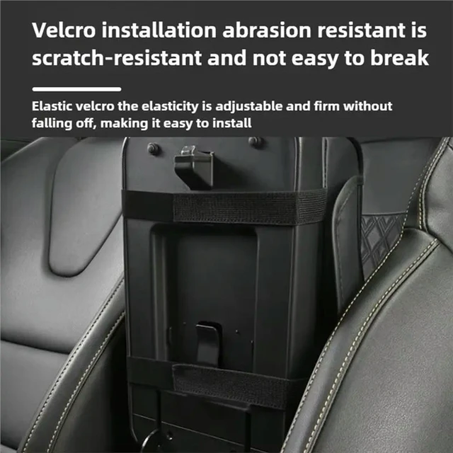 Alt view image 2 of 3 - Thicken Height Pad Armrest Box Multifunctional Car Armrest Mat Cup Holder Tissue Box Arm Rest Cushion Gray