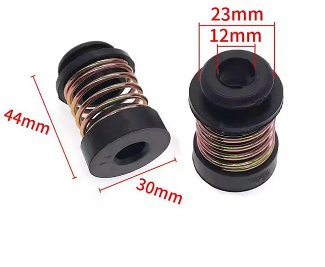 Alt view image 2 of 3 - 4 PCS Refrigerator Freezer Compressor Shock Pad Spring Shock-absorbing Mounting Foot Rubber Mat Fridge Compressor Vibration Pad