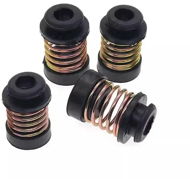 Main image of 4 PCS Refrigerator Freezer Compressor Shock Pad Spring Shock-absorbing Mounting Foot Rubber Mat Fridge Compressor Vibration Pad