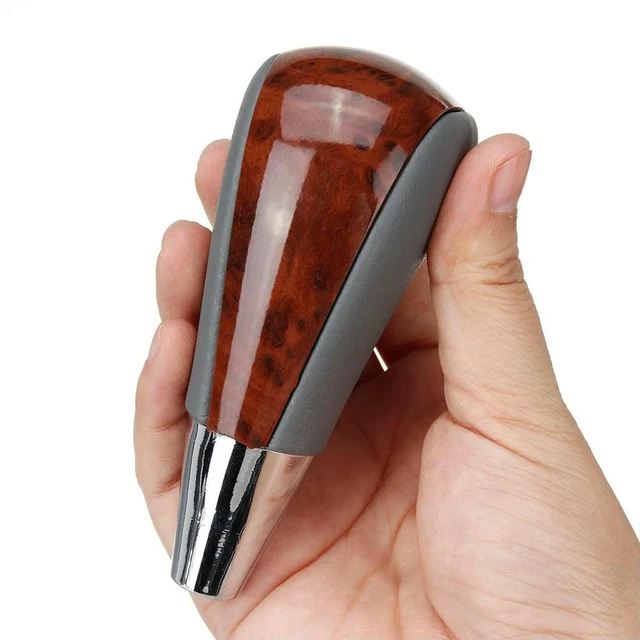 Alt view image 2 of 3 - 2X Wood Grain Car Gear Shift Knob For Toyota Corolla Camry/Harrier Fortuner Crown Land Cruiser Lever Shifter Stick Black