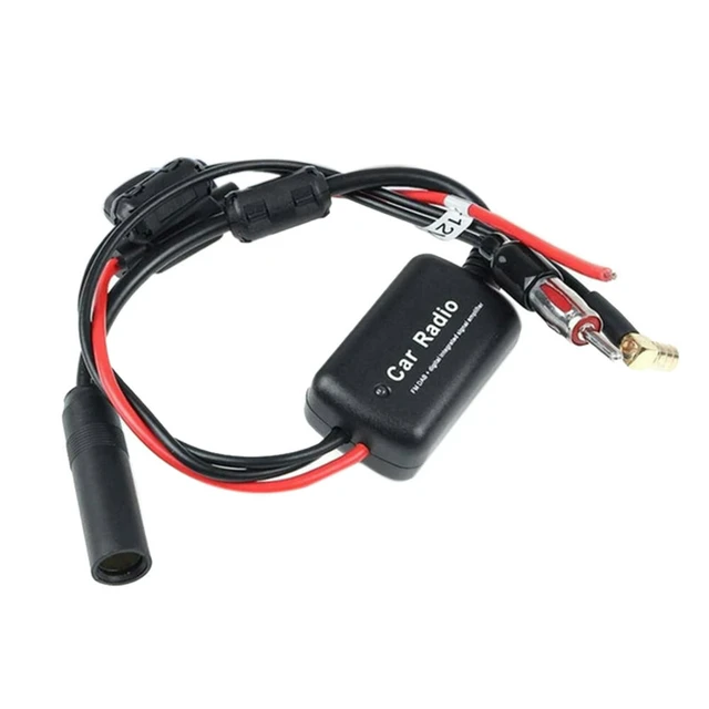 Alt view image 2 of 3 - 2X Universal DAB + FM Car Antenna Aerial Splitter Cable Digital Radio + Amplifier Accessories