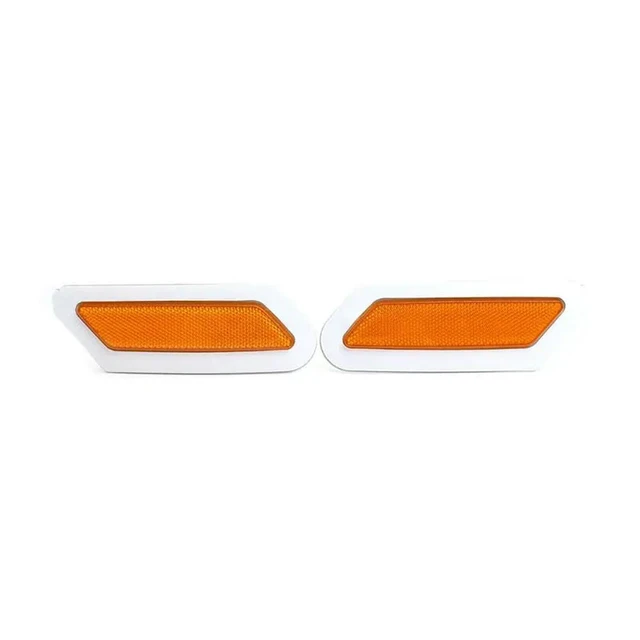 Alt view image 3 of 3 - 1 Pair Front Bumper Side Marker Lights Yellow Parts Accessories Fits For Q5 SQ5 2018-2020 80A945071 80A945072