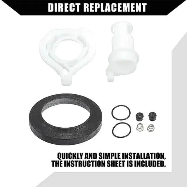 Alt view image 3 of 3 - Durable Leak-Resistant 42049 Water Valve Kit For Style II RV Toilets Easy Install