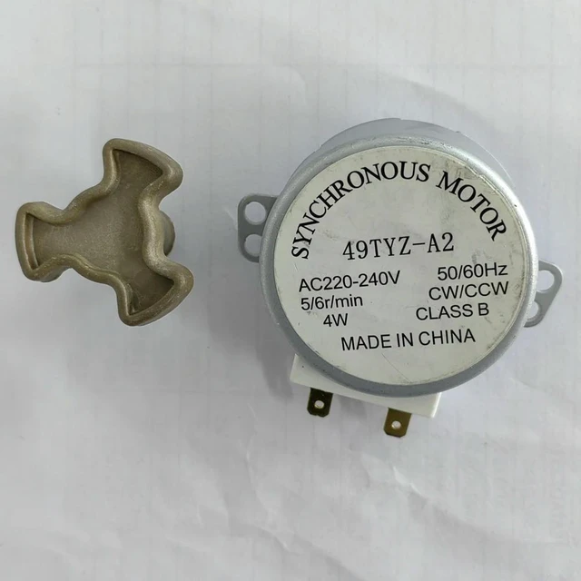 Main image of 1 PCS 49TYZ-A2 220-240V 4W Micro Turntable Synchronous Tray Motor Microwave Oven Accessories Replacement Microwave Oven Motor