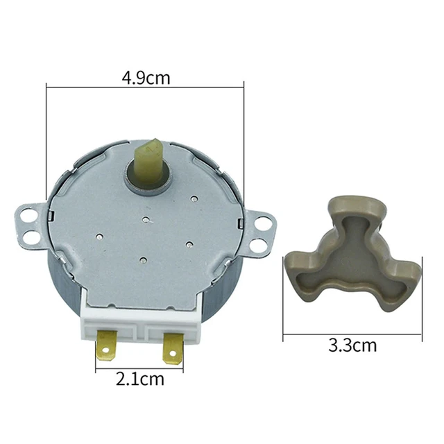 Alt view image 3 of 3 - 1 PCS 49TYZ-A2 220-240V 4W Micro Turntable Synchronous Tray Motor Microwave Oven Accessories Replacement Microwave Oven Motor