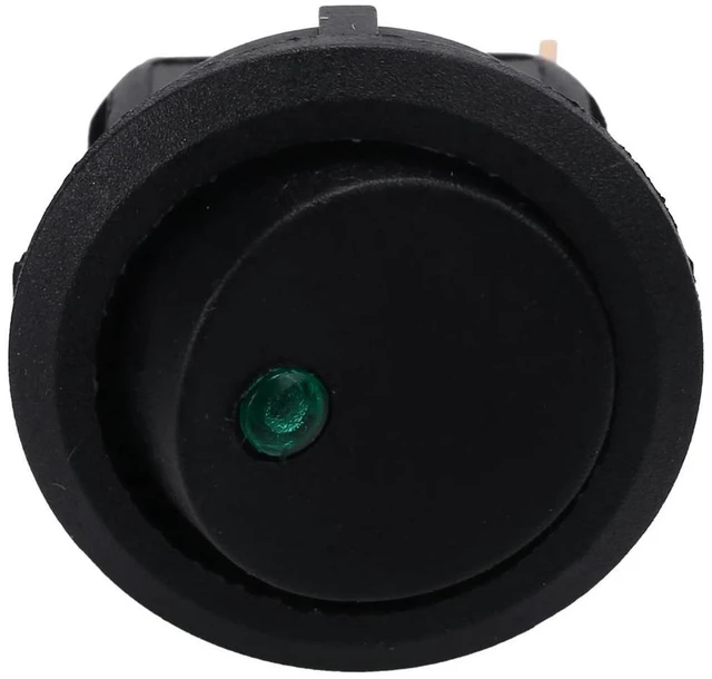 Main image of 40PCS LED Dot Light 12V Car Auto Boat Round Rocker ON/OFF TOGGLE SPST SWITCH