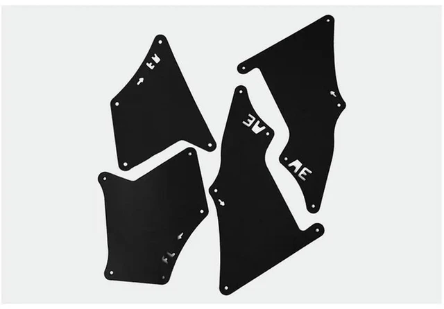 Alt view image 3 of 3 - 1 Set Splash Guard Mudguard Pad Protective Cover For Toyota