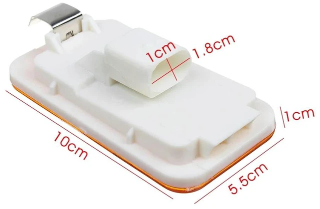 Main image of 5X 24V Car Truck LED Side Marker Light Amber Indicator Lamp 4 LED For Volvo Trucks FM/FH