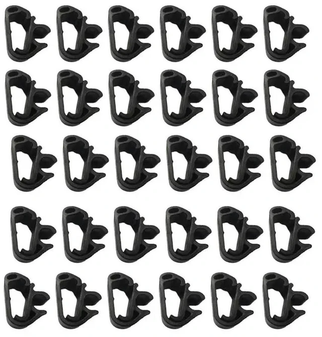 Main image of 30Pcs 1617040080 Pipe Buckle Kit Wiper Arm Sprays For 3008 5008 408 Citroen C5 C5X Tesla Model 3 M Y Series
