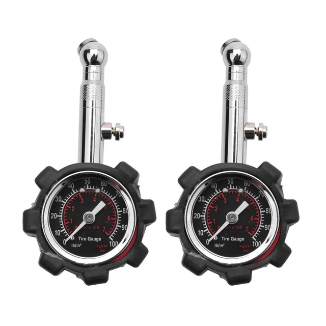 Alt view image 2 of 3 - 2X Car 100Psi Multi-Function Tire Pressure Gauge Tire Pressure Monitoring Meter Tire Pressure Gauge