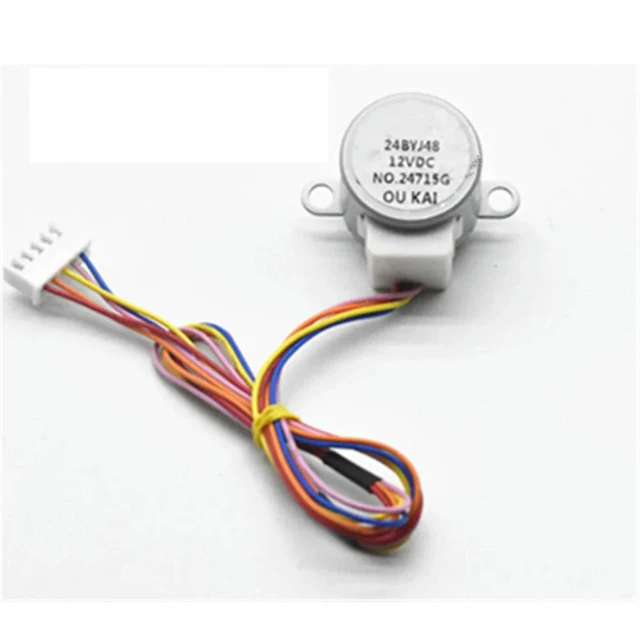 Alt view image 2 of 2 - 1 PCS 12V Motor 24BYJ48 with 30cm Cable For Mitsubishi Heavy Industries Air Conditioner Swing Blade Synchronous Motor 1/1.5P