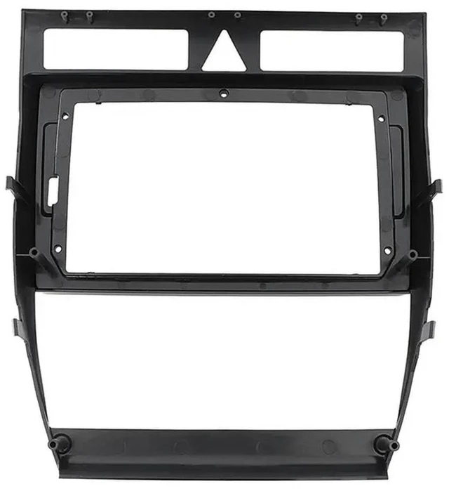 Main image of 9 Inch 2Din ABS Stereo Radio Fascia For A6 C5 2002-2006 Dashboard Video DVD Player Panel Frame Mounting Trim