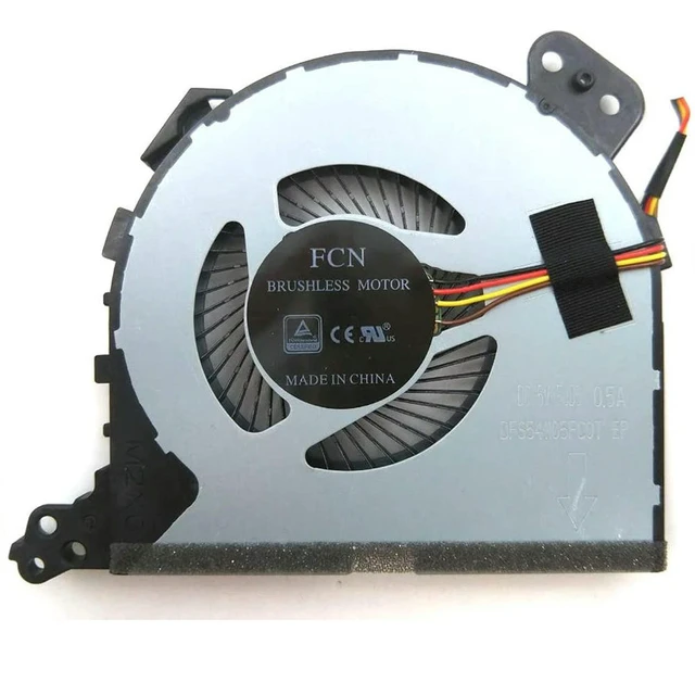 Alt view image 3 of 3 - CPU Cooling Fan For 320-15 320-14ABR 520-15AST 330-15ikb 320 15ABR 15AST 15IAP 15IKB Cooler Radiator DC28000DBF0