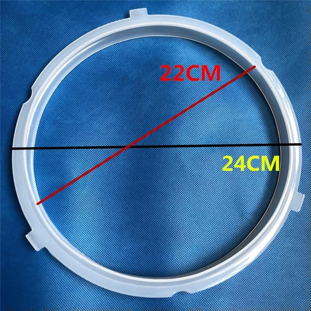 Alt view image 3 of 3 - For Midea 5L/6L MD-P-50TGB Sealing Ring MY-QC50A5 QC60A5 Silicone Ring 24/22CM Gasket Sealing Ring for Electric Pressure Cooker