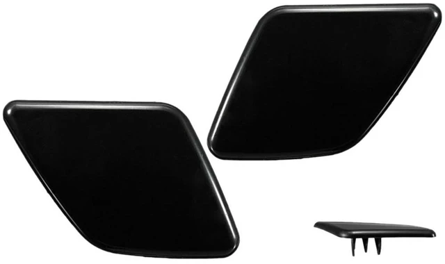 Alt view image 2 of 3 - 2 Pair L+R Side Headlight Bumper Washer Cap Jet Cover For Volvo XC90 2007-2014