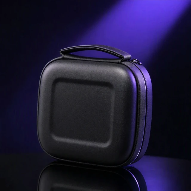 Alt view image 2 of 3 - EVA Hard Case Carrying Bag for Shark ChillPill 3-in-1 Cooling Fan Travel Zipper