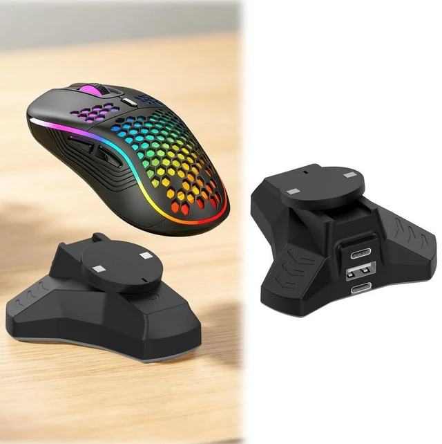 Main image of Mouse Dock Station for PROX Superlight 1-2 / G903 / G403 Gaming Mouse Charging Dock Compact Design PC & ABS Material