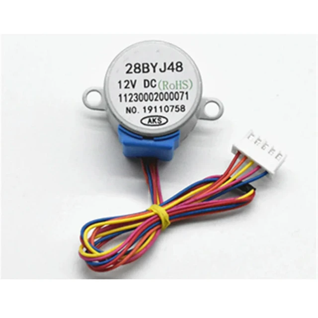 Alt view image 2 of 3 - 1 PCS Wall-Mounted Air Conditioning 2P 12V Motor 28BYJ48 with 21cm Cable For AUX Air Conditioner Swing Blade Synchronous Motor