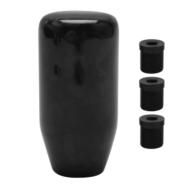 Main image of Forged Fiber Cylindrical Shift Knob Universal Gear Shift Knob For Most Cars For Decoration Accessories SFN091 Black