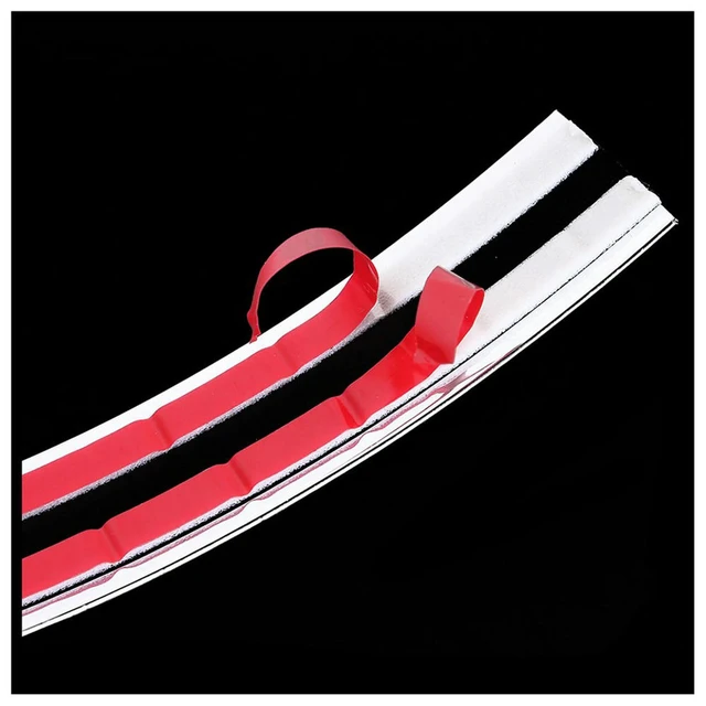 Main image of 2X 20Mm 5M Chrome Car Styling Moulding Strip Trim Self Adhesive Crash Protector Van