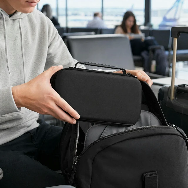 Alt view image 2 of 3 - Hard Shell Protective Pouch For ROG Xbox Ally-X Console Inner Compartment Accessories Protective Carry Bags Gaming Accessories