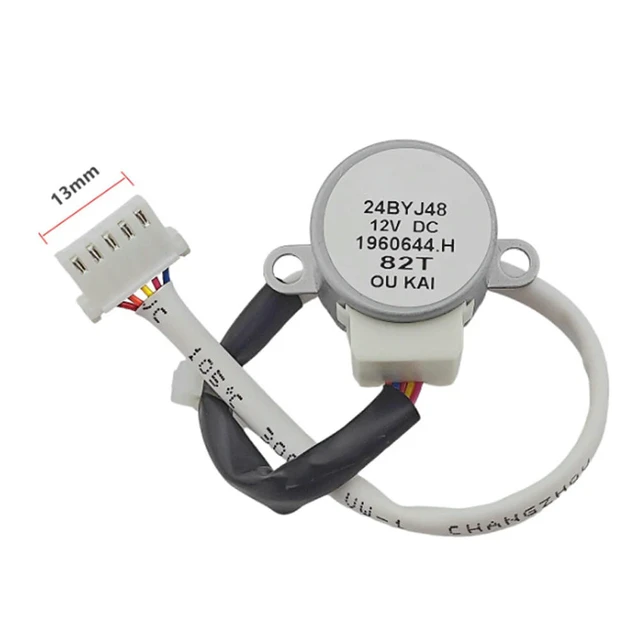 Alt view image 3 of 3 - Wall-Mounted Air Conditioner 12V Airflow Motor 24BYJ48 For Yangzi/Hisense/Kelon Air Conditioner Swing Blade Synchronous Motor