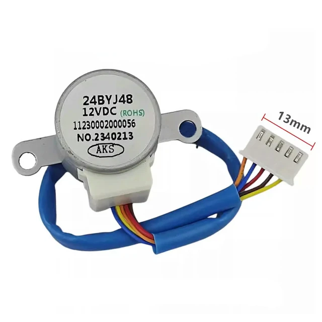 Alt view image 3 of 3 - 1 PCS 12V Step Motor 24BYJ48 with 17cm Cable For Aux Wall-Mounted Air Conditioner Swing Blade Synchronous Motor 11230002000056