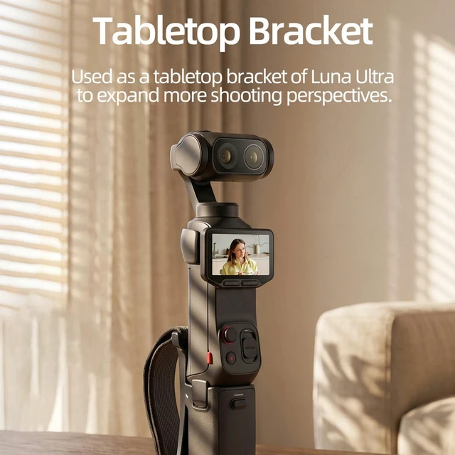Alt view image 3 of 3 - for Luna Ultra Pro l Handle Nylon Strap Bracket Desktop Stand Quick Release