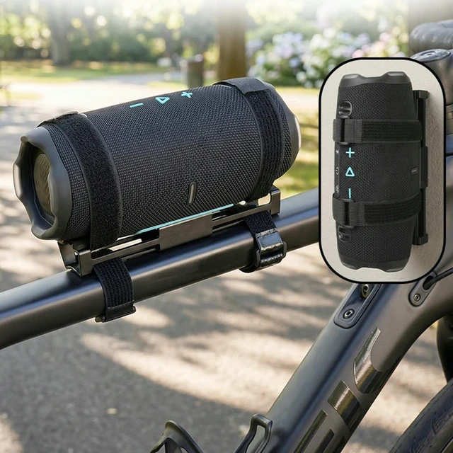 Alt view image 3 of 3 - Speaker Mount for JBL Charge5/5 JBl Flip6/7 for SRS-XB23 Fixed Stand Bracket Speaker Stand Holder Adjustable Strap