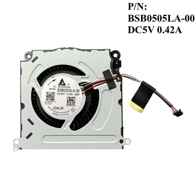 Alt view image 2 of 3 - PC CPU Cooling Fan for Steam Deck Q1 256 Go Q2 512 Go Internal Gaming Fan Cooler Radiator BSB0505LA-00 BN5010S5H-N00P DC5V 0.42A