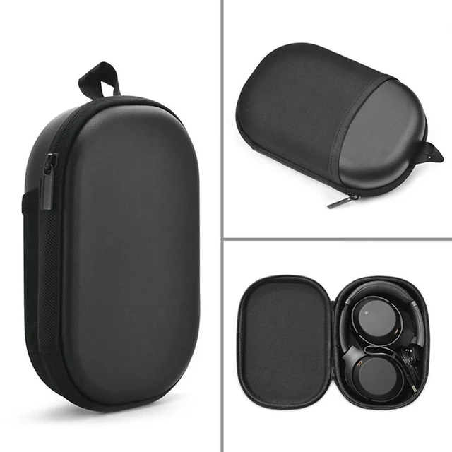 Alt view image 3 of 3 - Hard Bag Headset Box Case EVA Headphone Carrying Case for WH-1000XM4 Bluetooth-compatible Headset