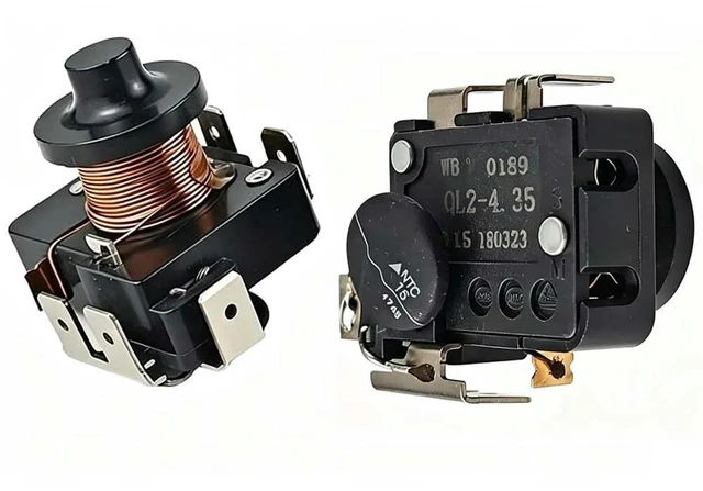 Main image of QL2-4.35 5Pins Refrigerator Compressor Starter Relay Fridge Cooler Compressor Start Relay for Freezer Display Cabinet Parts
