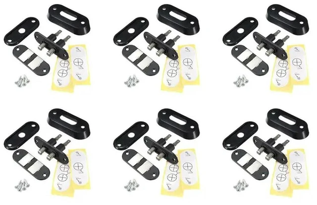 Main image of 6X Black Sliding Door Contact Switch For Car Van Alarm Central Locking For VW T4 FORD