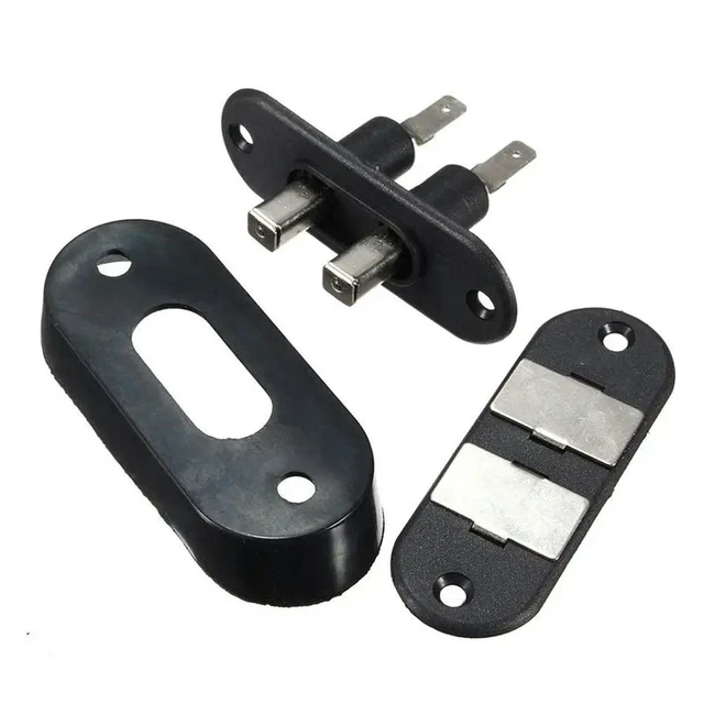 Alt view image 2 of 3 - 6X Black Sliding Door Contact Switch For Car Van Alarm Central Locking For VW T4 FORD