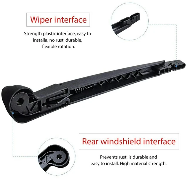 Main image of 2X Rear Wiper Blade Assembly - For Jeep Wrangler JK 2007-2016