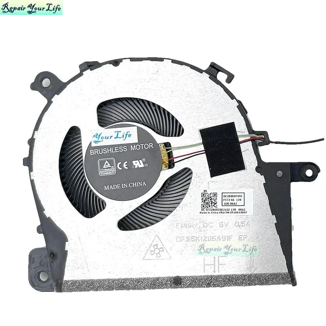Alt view image 3 of 3 - Laptop CPU Cooling Fan For V14-IIL 82C4 V14-IGL 82C2 -ADA 82C6 V14-ARE 82DQ V14-IKB -IWL 81YA 81YB 5F10S13876 NS85B22