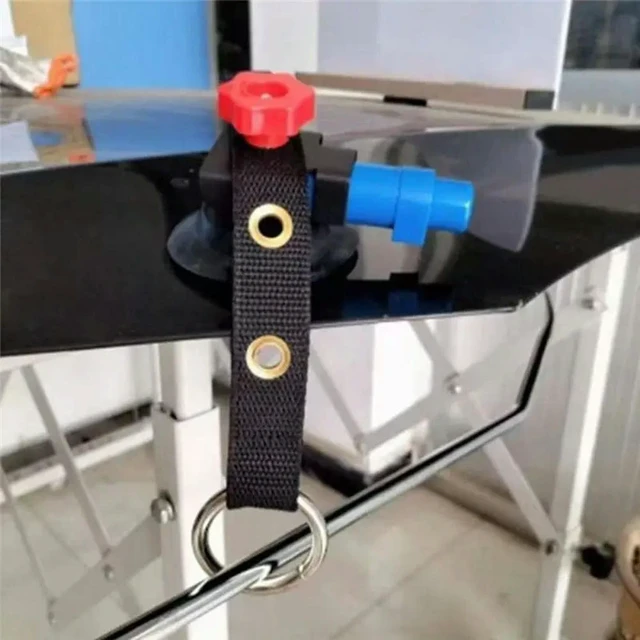 Alt view image 3 of 3 - Quick Fix Car Dent Puller Set With Adjustable Straps Rubber Suction Cup For Auto Body Dent Repair Tool Care