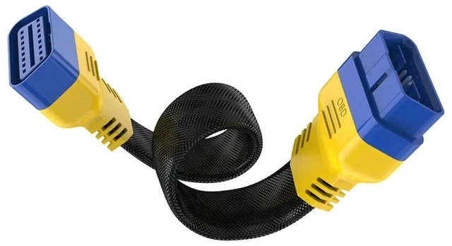 Main image of Extension Cable 30Cm 40Cm 16Pin Car OBD OBDII Connector Adapter OBD Extension Cord Flexible Gooseneck Obd2 Cable A2
