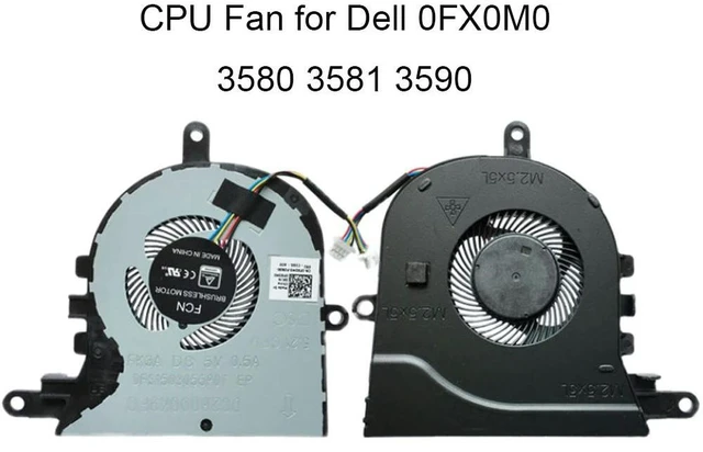 Main image of FX0M0 Computer Fans for Inspiron 3580 3581 Latitude 3590 E3590 L3590 CPU Cooling Cooler Radiator CN-0FX0M0 DC28000K9F0