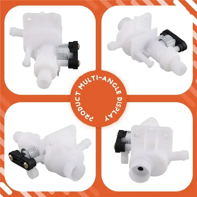 Alt view image 2 of 3 - RV Water Valve Kit For Thetford Bravura RV Toilet Water Module Repair Replacement Set