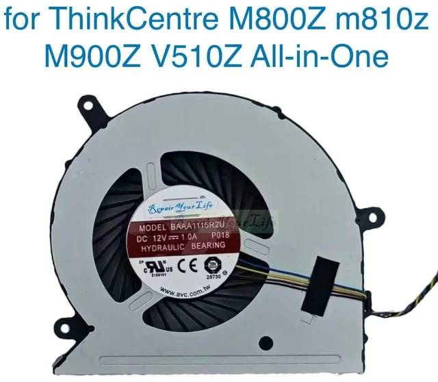 Alt view image 2 of 3 - AIO Cooling fan for ThinkCentre M800Z M810Z M900Z 10F2 10F3 10F4 V510Z 10NH 10NJ ALL-IN-ONE Notebook PC CPU Cooler Fans