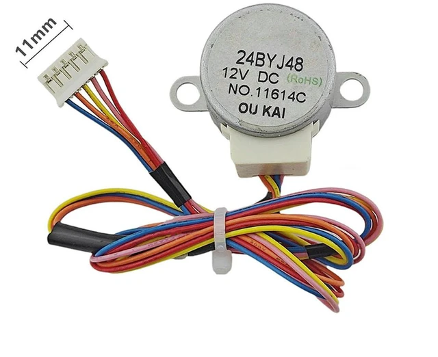 Alt view image 3 of 3 - 1 PCS 12V Step Motor 24BYJ48-Q3 with 40cm Cable For CHANGHONG Wall-mounted Air Conditioner Swing Blade Synchronous Motor Parts