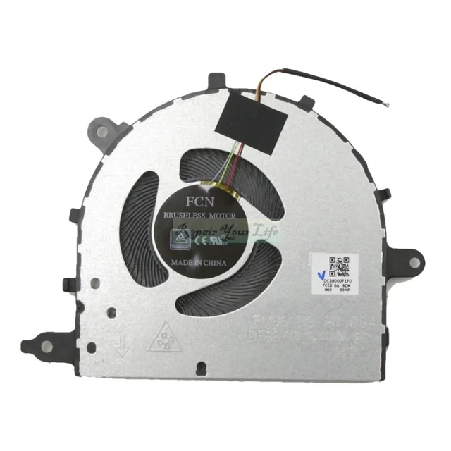 Alt view image 2 of 3 - 5V CPU Laptop Cooling Fans for 5-15ARE 5-15IIL 15IIL05 5-15ARE05 15ITL05 Notebook Cooler Fan Radiator 5F10S13906