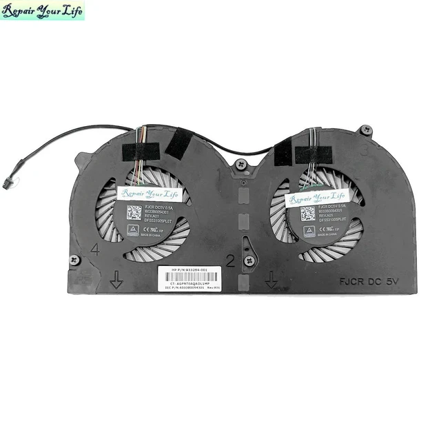 Alt view image 2 of 3 - 933264-001 Cooling Fans Cooler For System Fan Gen Elitepos G1, for ELITE POS 141/143/145, ElitePOS G1 939181-001 FJCR