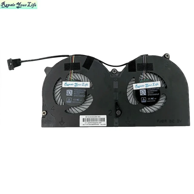 Alt view image 3 of 3 - 933264-001 Cooling Fans Cooler For System Fan Gen Elitepos G1, for ELITE POS 141/143/145, ElitePOS G1 939181-001 FJCR